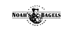 NOAH'S BAGELS A TASTE OF OLD NEW YORK logo