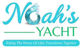 NOAH'S YACHT RIDING THE WAVES OF LIFES TRANSITIONS TOGETHER logo
