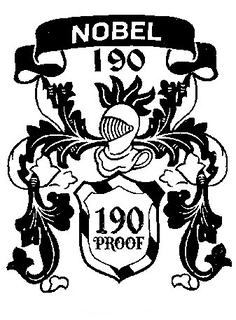 NOBEL 190 190 PROOF logo