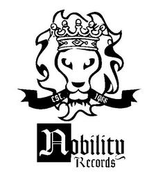NOBILITY RECORDS EST. 1988 logo