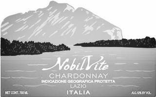 NOBILVITE CHARDONNAY INDICAZIONE GEOGRAFICA PROTETTA LAZIO ITALIA logo