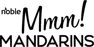 NOBLE MMM! MANDARINS logo