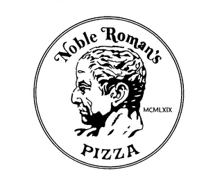 NOBLE ROMAN'S PIZZA MCMLXIX logo