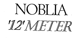 NOBLIA '12'METER logo