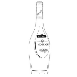 NOBLIGE MARTELL FONDEE EN 1715 J MARTELL 1715 JEAN MARTELL logo