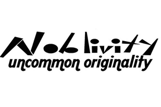 NOBLIVITY UNCOMMON ORIGINALITY logo