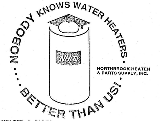 NOBODY KNOWS WATER HEATERS BETTER THAN US! NORTHBROOK HEATER & PARTS SUPPLY, INC. logo