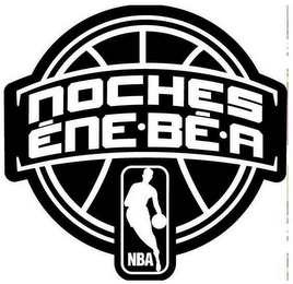 NOCHES ENE · BE · A logo