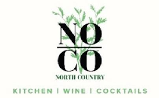 NOCO NORTH COUNTRY KITCHEN WINE COCKTAILS logo