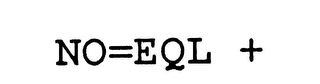 NO=EQL + logo