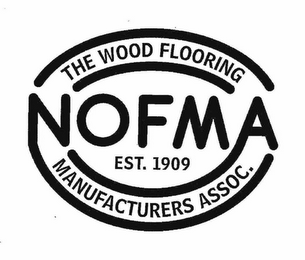 NOFMA THE WOOD FLOORING MANUFACTURERS ASSOC. EST. 1909 logo