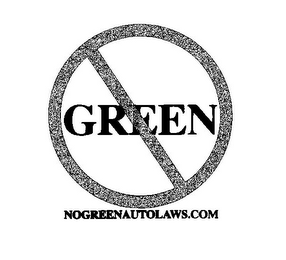 NOGREENAUTOLAWS.COM GREEN logo