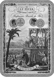 NOHIBA CONFECTIONNÉ & PERFECTIONNÉ PAR LT PIVER MAISON FONDÉE À PARIS EN 1774 PARFUMEUR BREVETÉ DU ROI logo