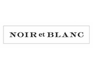 NOIR ET BLANC logo