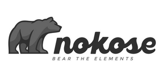 NOKOSE BEAR THE ELEMENTS logo