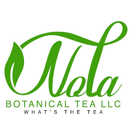 NOLA BOTANICAL TEA LLC WHAT'S THE TEA logo