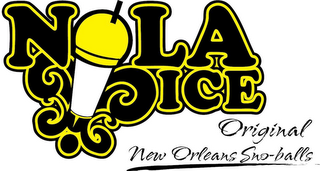NOLA ICE ORIGINAL NEW ORLEANS SNOBALLS logo