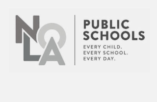 NOLA PUBLIC SCHOOLS EVERY CHILD. EVERY SCHOOL. EVERY DAY. logo