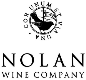 NOLAN WINE COMPANY COR UNUM ET VIA UNA logo