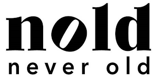 NOLD NEVER OLD logo