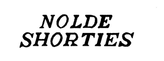 NOLDE SHORTIES logo