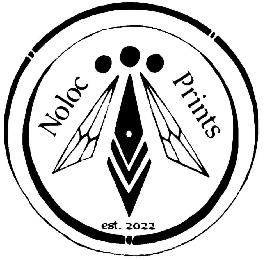 NOLOC PRINTS EST. 2022 logo