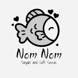 NOM NOM TAIYAKI AND SOFT SERVE logo