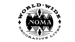 NOMA WORLD.WIDE DECORATIVE LITES logo
