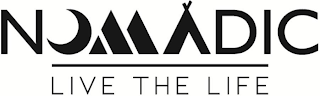 NOMADIC LIVE THE LIFE logo