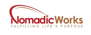 NOMADIC WORKS FULFILLING LIFE'S PURPOSE logo