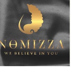 NOMIZZA WE BELIEVE IN YOU logo