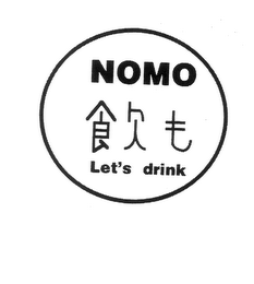 NOMO LET'S DRINK logo