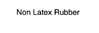 NON LATEX RUBBER logo