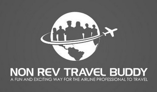 NON REV TRAVEL BUDDY A FUN AND EXCITING WAY FOR THE AIRLINE PROFESSIONAL TO TRAVEL logo