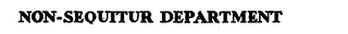 NON-SEQUITUR DEPARTMENT logo