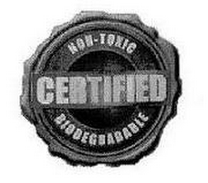 NON-TOXIC CERTIFIED BIODEGRADABLE logo