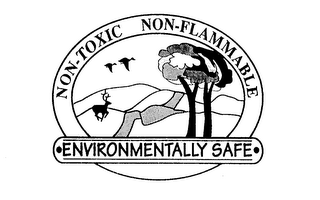 NON-TOXIC NON-FLAMMABLE ENVIRONMENTALLY SAFE logo