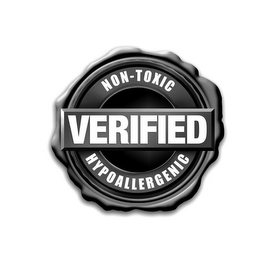 NON-TOXIC VERIFIED HYPOALLERGENIC logo