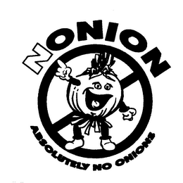 NONION ABSOLUTELY NO ONIONS logo
