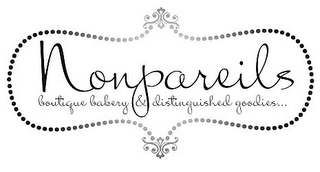 NONPAREILS BOUTIQUE BAKERY & DISTINGUISHED GOODIES logo