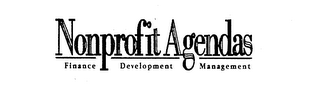 NONPROFIT AGENDAS FINANCE DEVELOPMENT MANAGEMENT logo