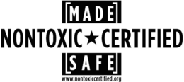 NONTOXIC CERTIFIED MADE SAFE WWW.NONTOXICCERTIFIED.ORG logo