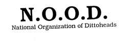 N.O.O.D. NATIONAL ORGANIZATION OF DITTOHEADS logo