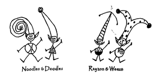 NOODLES & DOODLES AND RAYZON & WEEZE logo