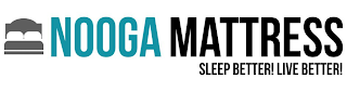 NOOGA MATTRESS SLEEP BETTER! LIVE BETTER! logo