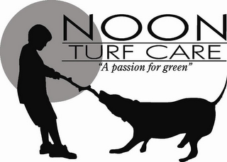 NOON TURF CARE "A PASSION FOR GREEN" logo
