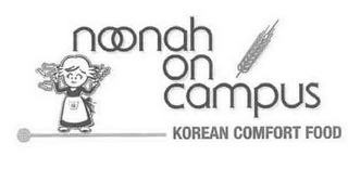 NOONAH ON CAMPUS KOREAN COMFORT FOOD logo