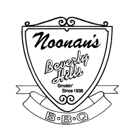 NOONAN'S BEVERLY HILLS SMOKIN' SINCE 1938 BBQ logo