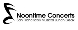 NOONTIME CONCERTS SAN FRANCISCO'S MUSICAL LUNCH BREAK logo