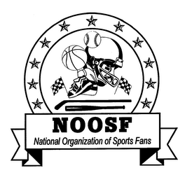 NOOSF NATIONAL ORGANIZATION OF SPORTS FANS logo